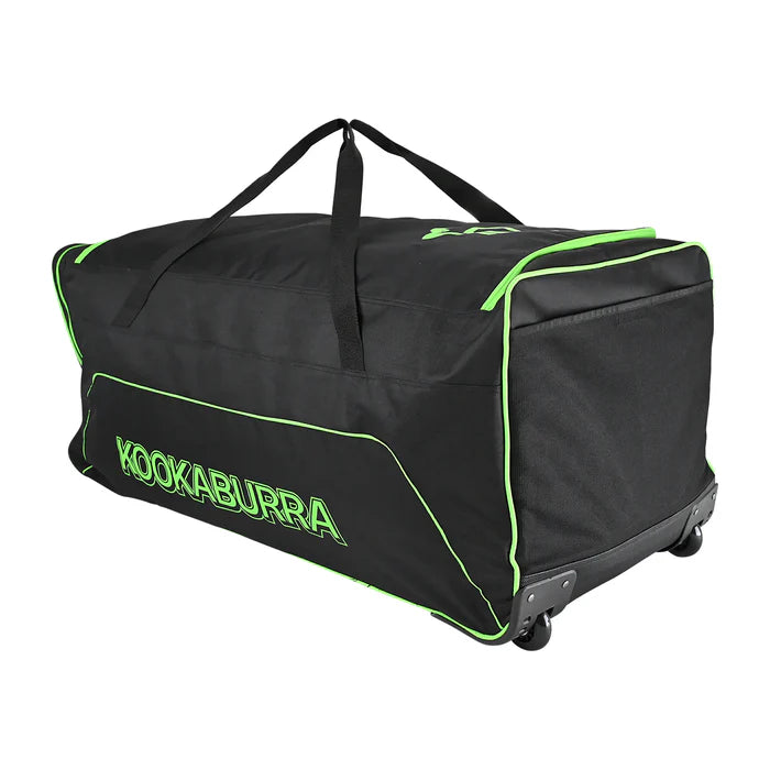Kookaburra Team Wheelie Cricket Bag Black