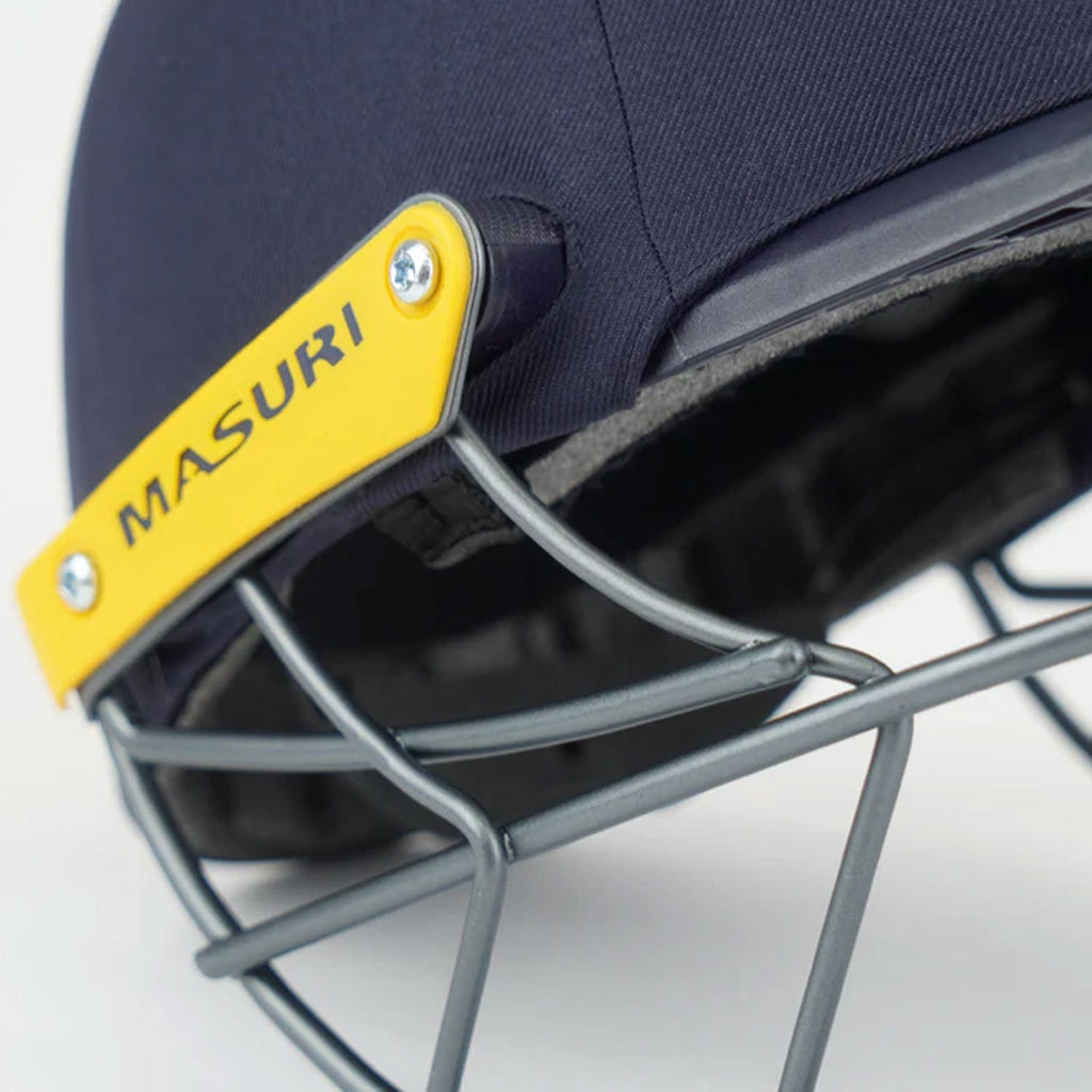 Masuri C LINE PLUS Steel Cricket Helmet Navy – view 2