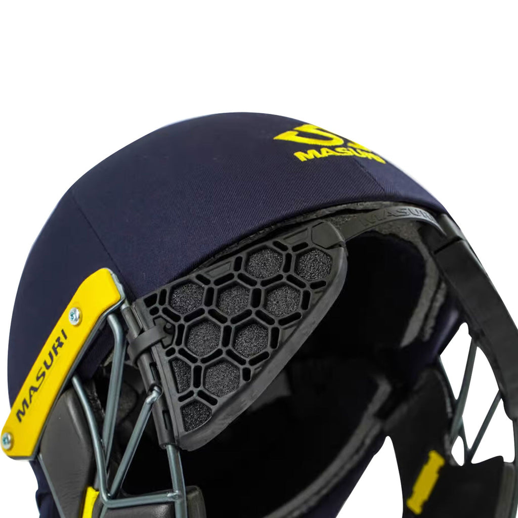 Masuri C LINE PLUS Steel Cricket Helmet Navy – view 3