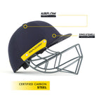 Masuri C LINE PLUS Steel Cricket Helmet Navy – view 4