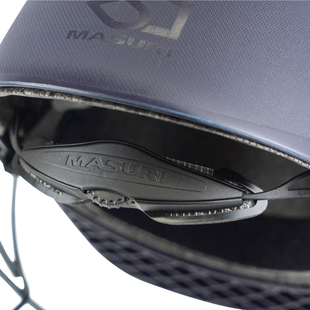 Masuri C Line Steel Cricket Helmet Navy – view 2