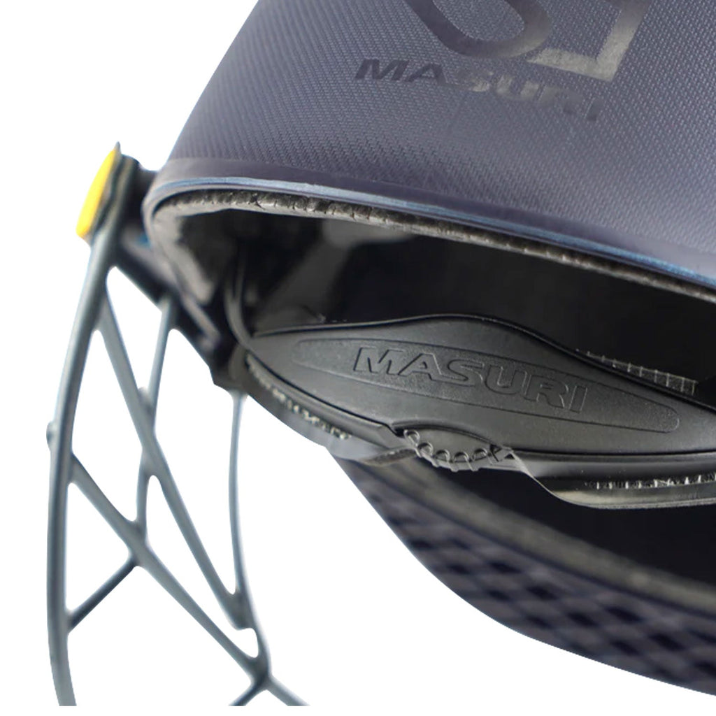 Masuri C Line Steel Cricket Helmet Navy – view 4