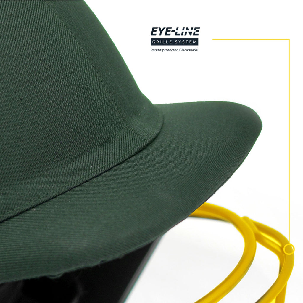 Masuri E Line Steel Cricket Helmet Green – view 3