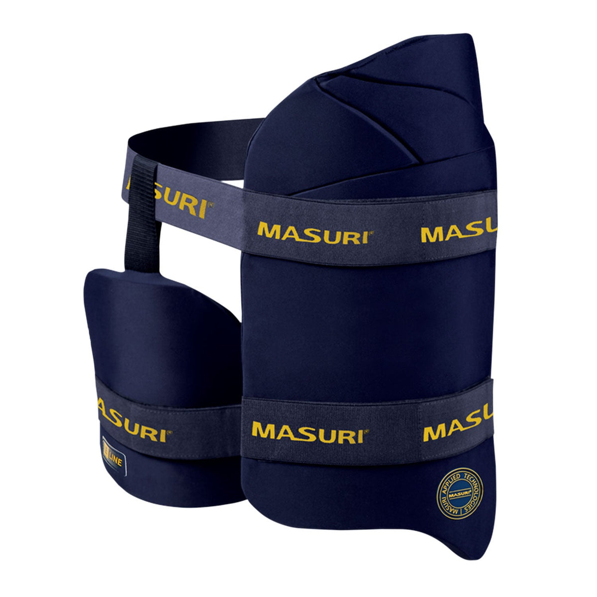 Masuri E Line Thigh Guard Combo Cricket Batting Equipment