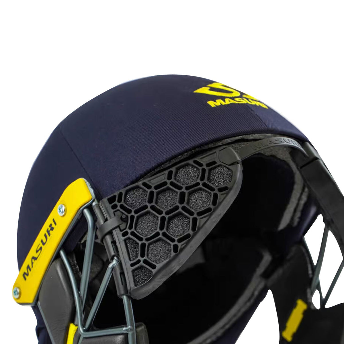 Masuri T Line Steel Cricket Helmet Navy – view 3