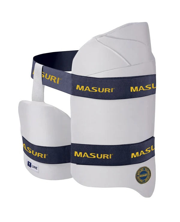 Masuri T Line Thigh Guard Combo Youth Cricket Batting Equipment