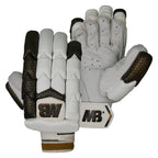 Mb Malik Gold Platinum Batting Gloves Cricket Batting Equipment