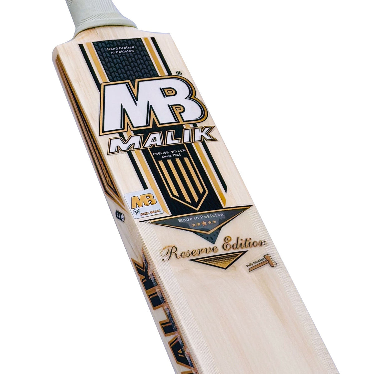 MB Malik Reserve Edition Cricket Bat – view 3