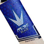 The Mids Blaze cricket bat held in a classic batting stance.

