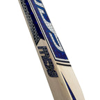Rear view highlighting the spine and curvature of the Mids Blaze bat.

