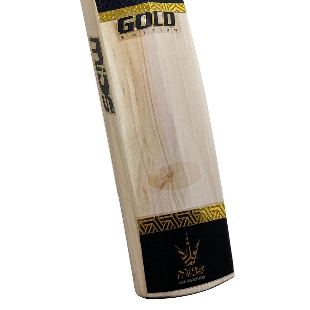 Overhead view of the bat highlighting the curvature of its back and the spine's clean lines.

