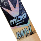 Ergonomic Bat design of the Mids MM Power bat for shock absorption.