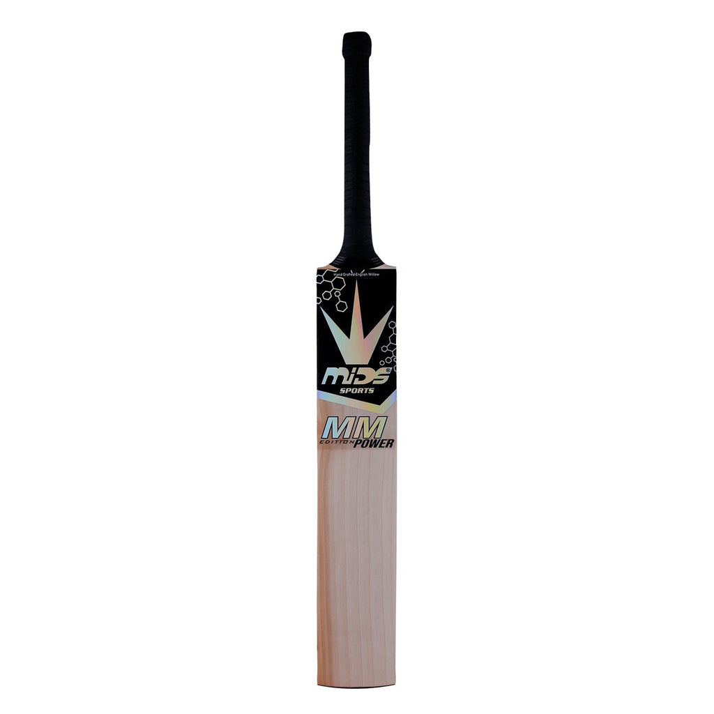 Mids MM Power bat toe guard showing protection against moisture and ground impact.
