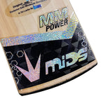 Mids MM Power bat being held to show the light and balanced pickup.