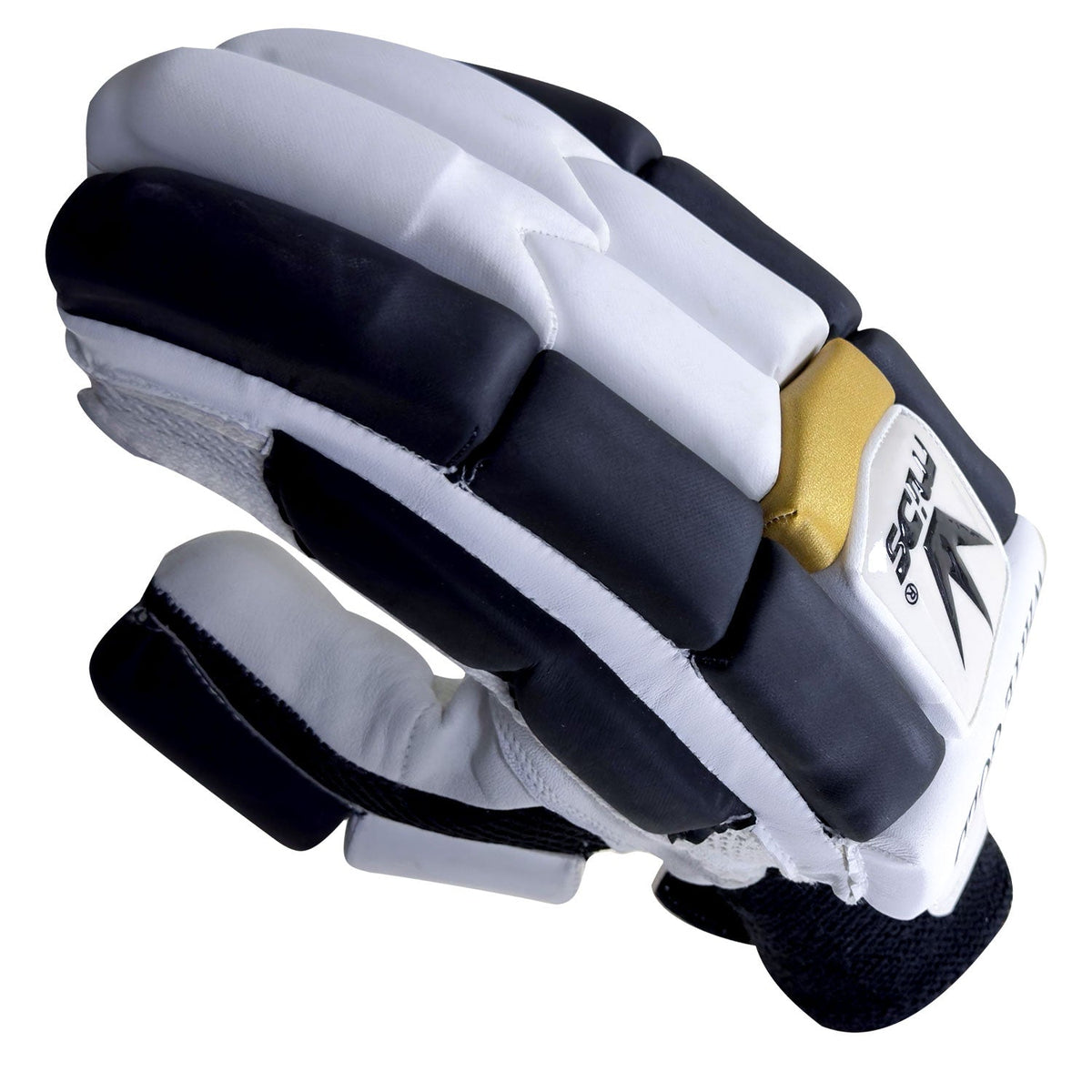 Mids White Gold Batting Gloves Cricket Batting Equipment – view 7