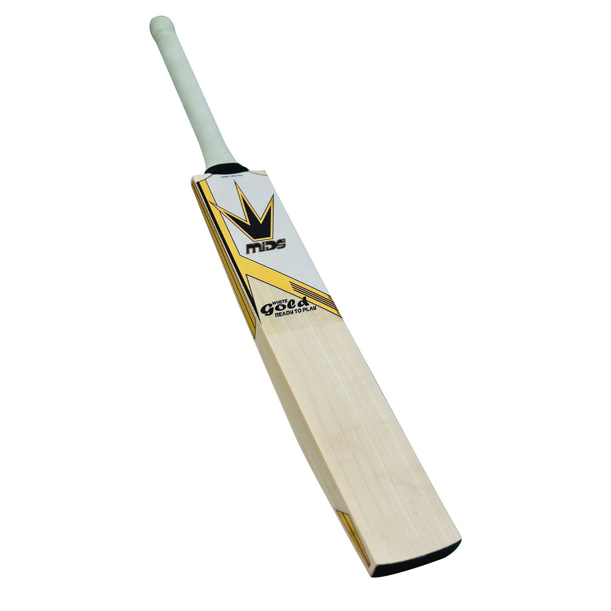 Premium Grade 2 English willow with 6+ straight grains and MIDS 3D logo detail.