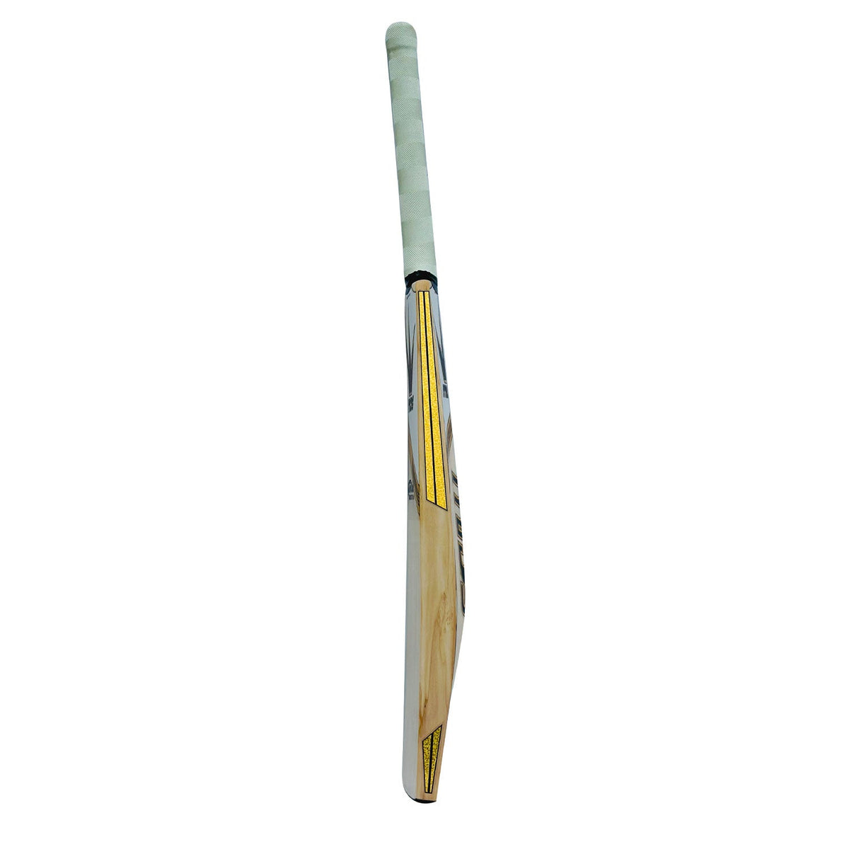 Close-up of the premium, non-slip grip on the MIDS White Gold bat handle.