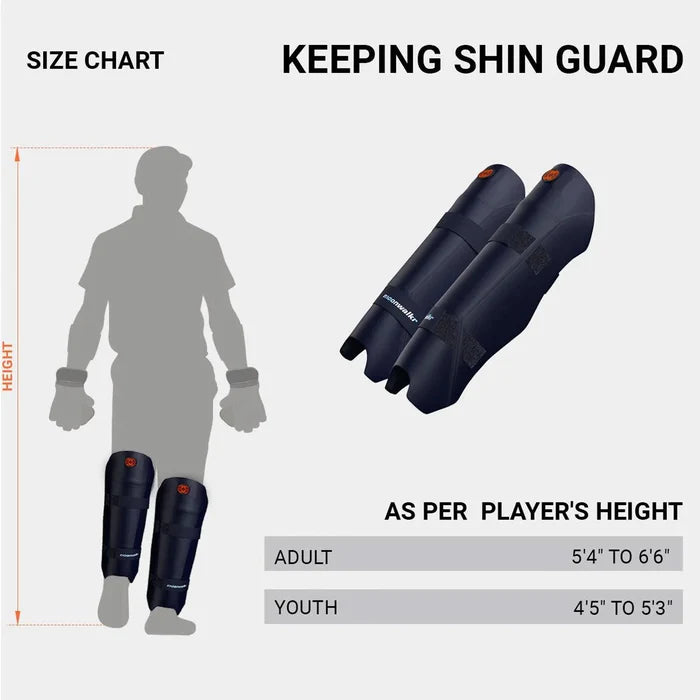 Moonwalkr Wicketkeeping Shin Guard Wicket Keeping Gear – view 9