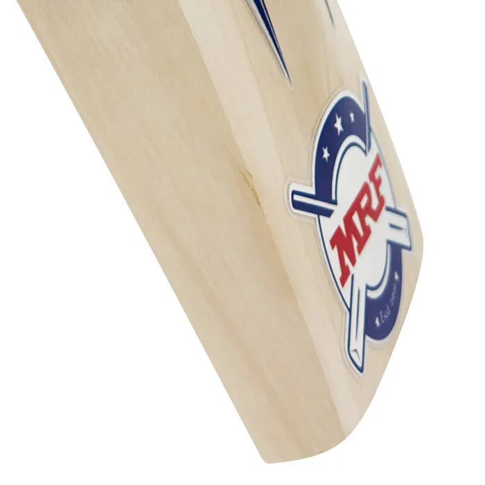 Natural willow grain texture on MRF Elegance bat surface