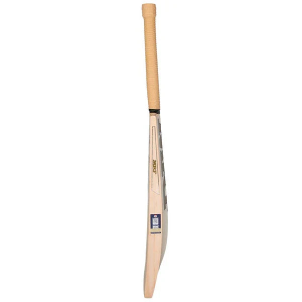MRF Genius Gold Edition bat featuring the Solid Gold sticker design