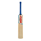 Lightweight MRF Legend VK 18 Bat featuring a traditional round cane handle.