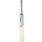 MRF Genius Silver cricket bat with striking silver sticker decals