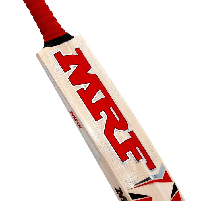MRF VK 18 Legend English Willow Cricket Bat showcasing premium craftsmanship.