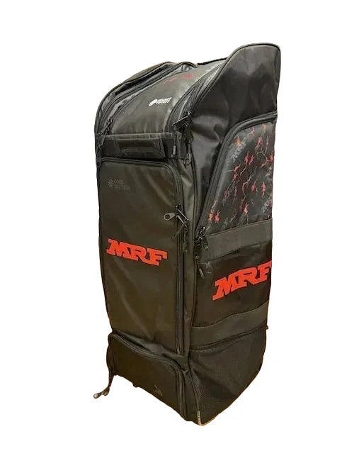 Mrf VK 18 Limited Edition Wheelie Duffle Cricket Bag – Black