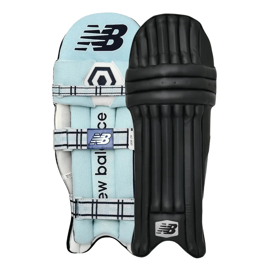 New Balance TC 8i Black Batting Pads Cricket Batting Equipment