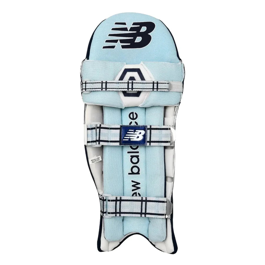 New Balance TC 8i Navy Blue Batting Pads Cricket Batting Equipment – view 3