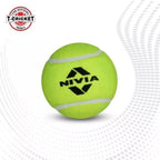 Nivia Heavy tennis Cricket Ball (12 Ball)