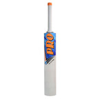 Side-view highlighting the bat's thick 40mm edges and pronounced spine for maximum power.