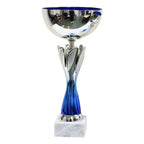 Rio Vista Silver & Blue Metal Bowl Cricket Trophy Cup – view 2