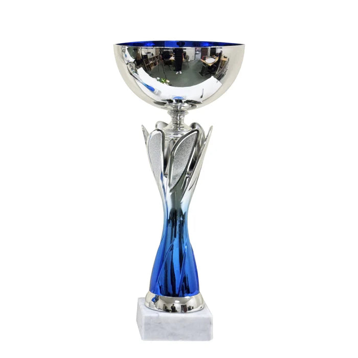 Rio Vista Silver & Blue Metal Bowl Cricket Trophy Cup – view 3