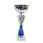 Rio Vista Silver & Blue Metal Bowl Cricket Trophy Cup – view 3