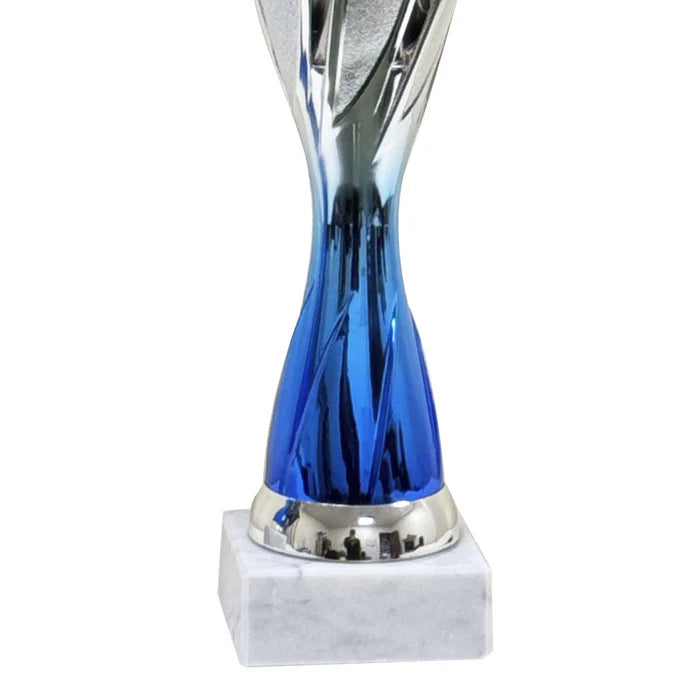 Rio Vista Silver & Blue Metal Bowl Cricket Trophy Cup – view 4