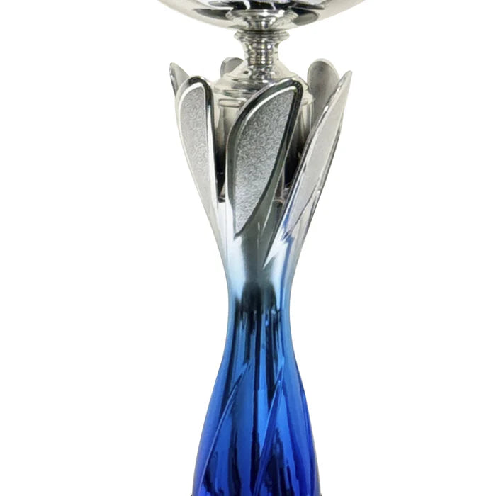 Rio Vista Silver & Blue Metal Bowl Cricket Trophy Cup – view 5