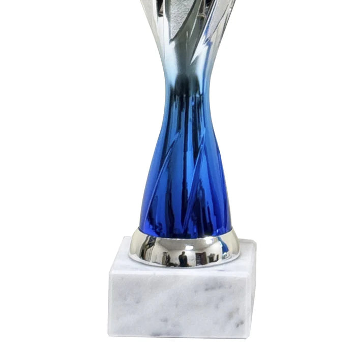 Rio Vista Silver & Blue Metal Bowl Cricket Trophy Cup – view 6