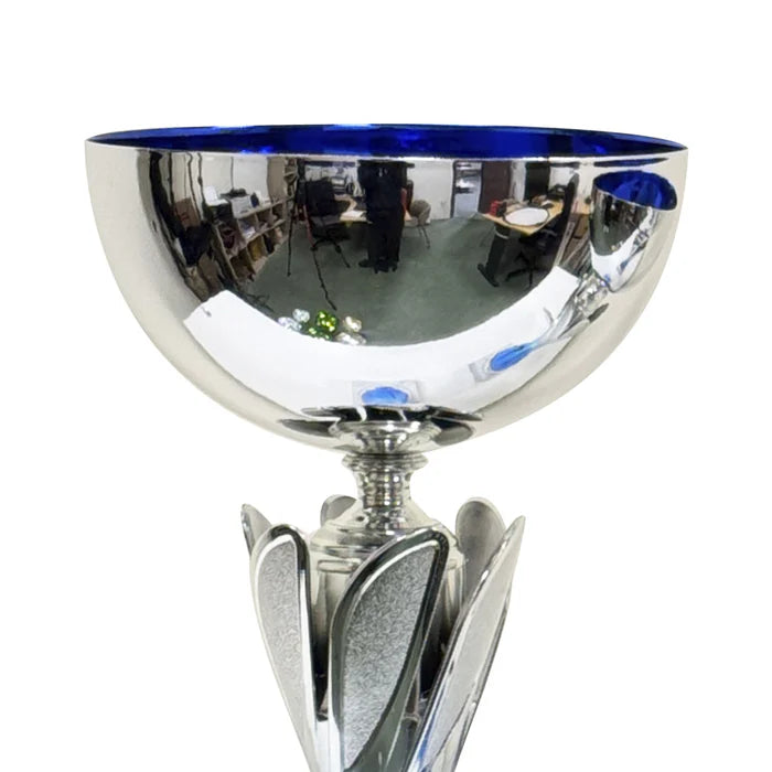 Rio Vista Silver & Blue Metal Bowl Cricket Trophy Cup – view 7