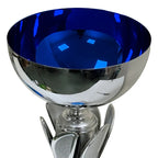Rio Vista Silver & Blue Metal Bowl Cricket Trophy Cup – view 8