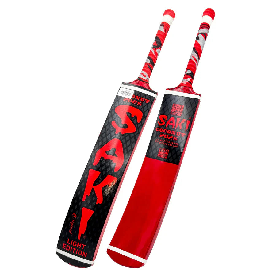 Saki Coconut Light Edition Tape Ball Cricket Bat – view 29
