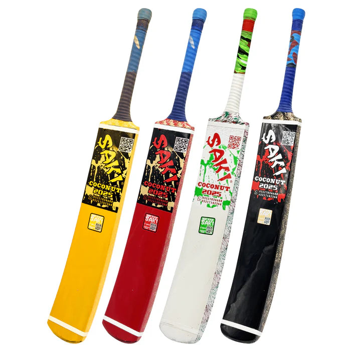 Saki Coconut Player Edition Tape ball Cricket Bat 2025