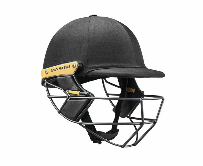 Masuri T Line Steel Cricket Helmet Black
