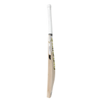 SF Sapphire Heritage bat held in a classic batting stance, showing scale.