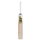 Detailed view of the SF brand logo and branding on the bat's face.