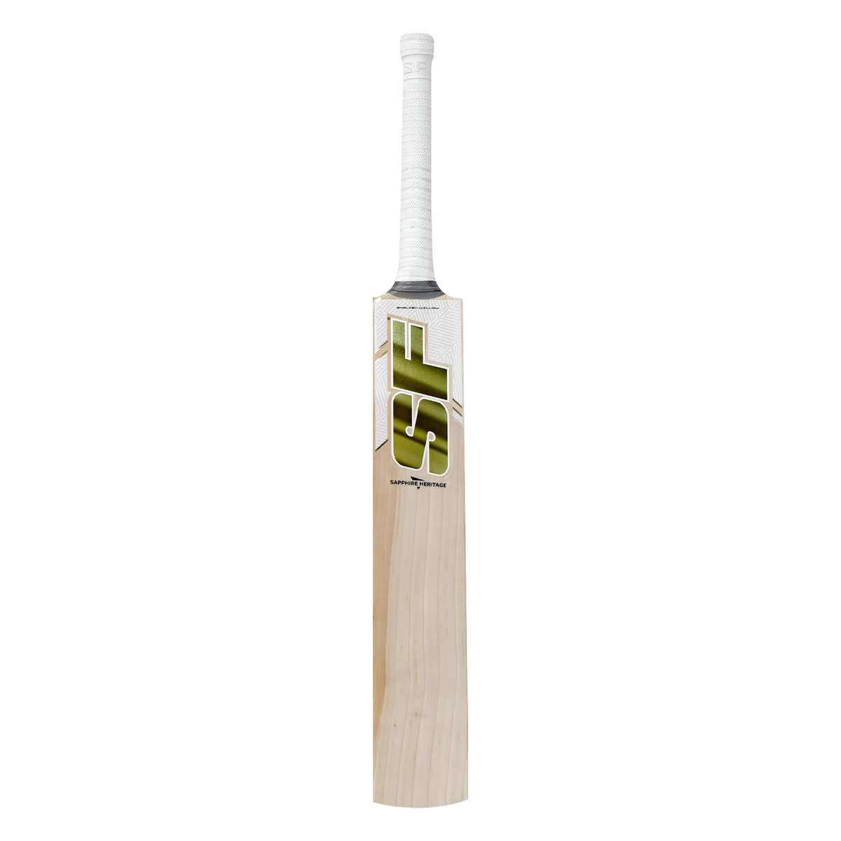 Detailed view of the SF brand logo and branding on the bat's face.