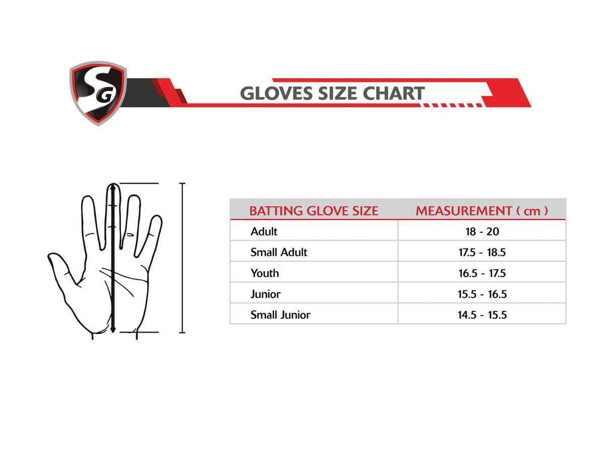 SG Excelite Batting Gloves Cricket Batting Equipment – view 4