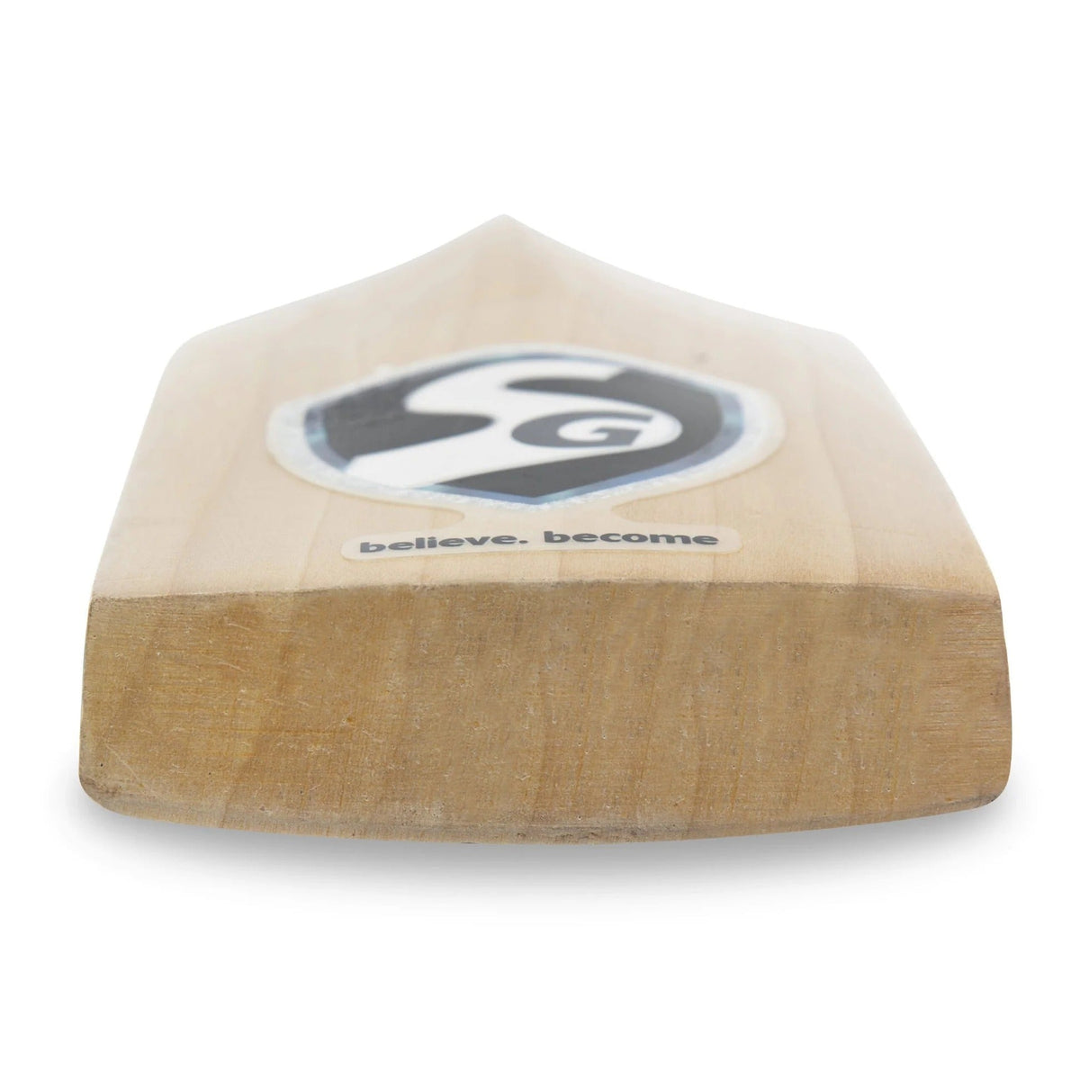  Full-length view of SG RP Ultimate Bat with a protective fabric cover.