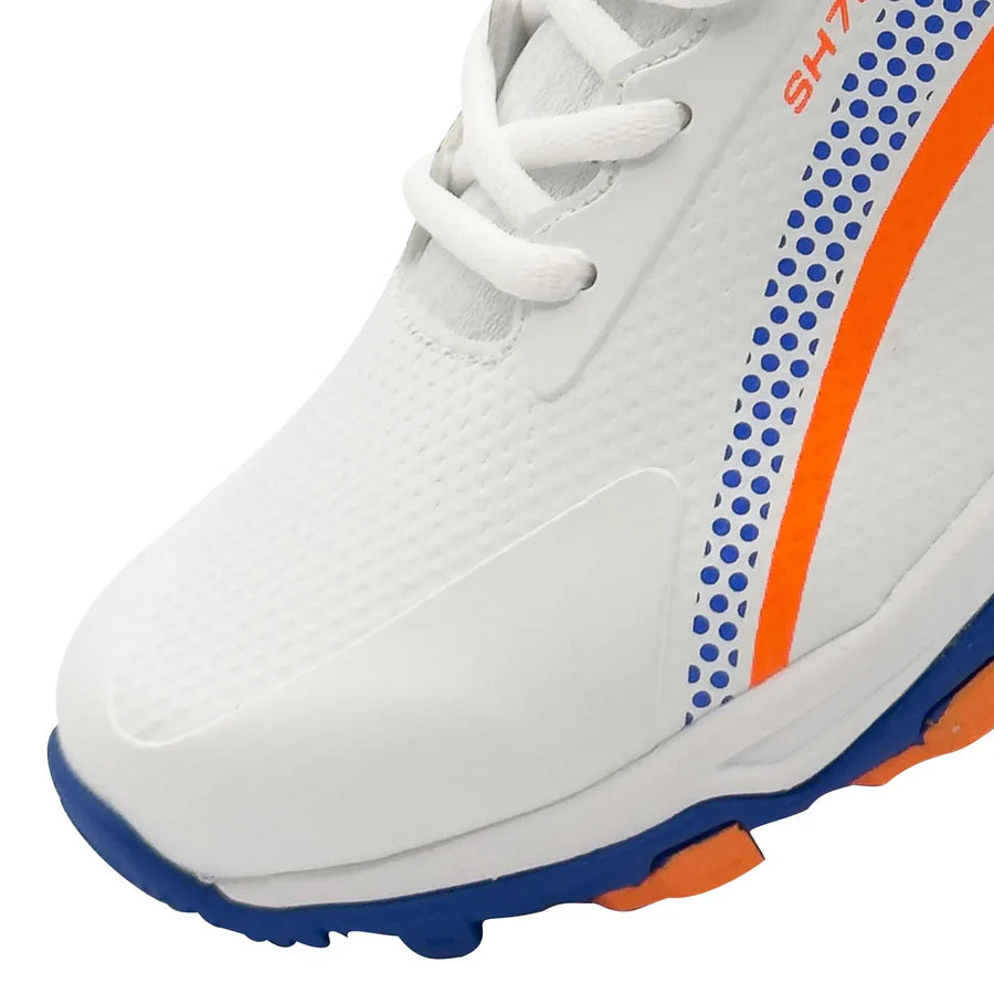 Shine New Edition 7000 Cricket Shoes (Orange & Blue) – view 10