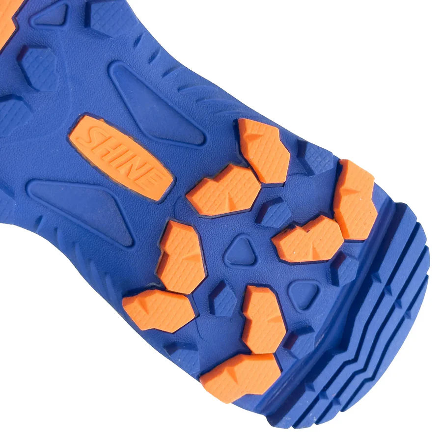 Shine New Edition 7000 Cricket Shoes (Orange & Blue) – view 14